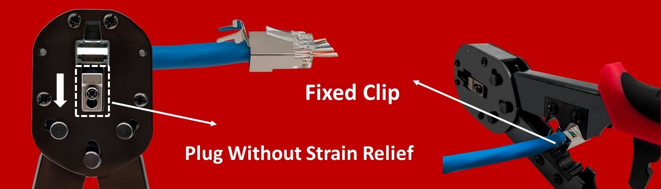 Wechselklinge für Crimpzange für Stecker ohne Zugentlastung